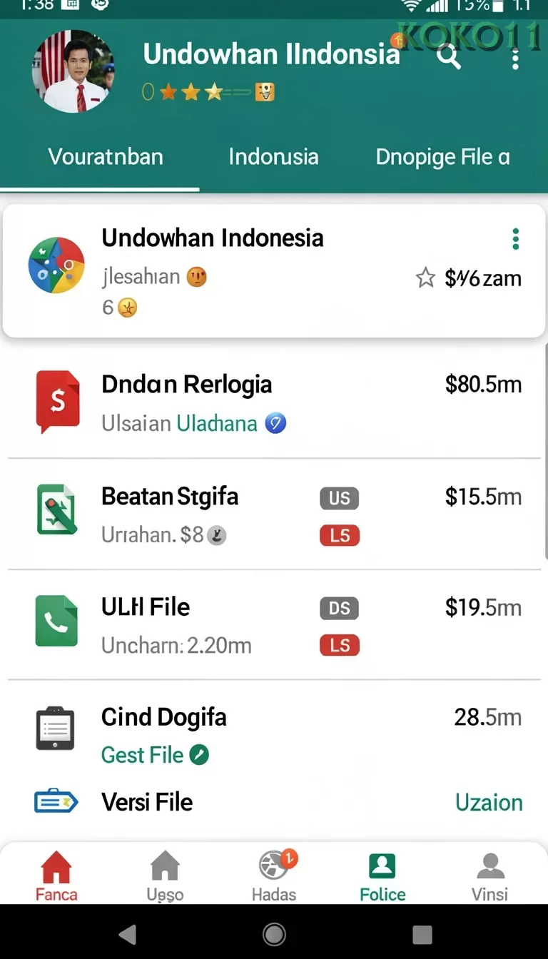 Cuplikan layar JEPANG77 — halaman utama