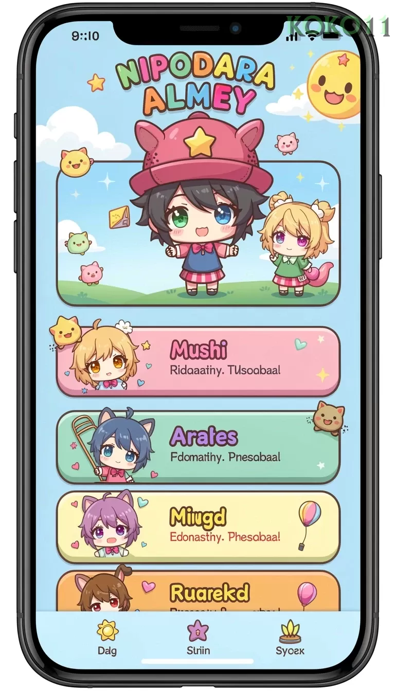 Cuplikan layar CLBKTOTO — menu navigasi