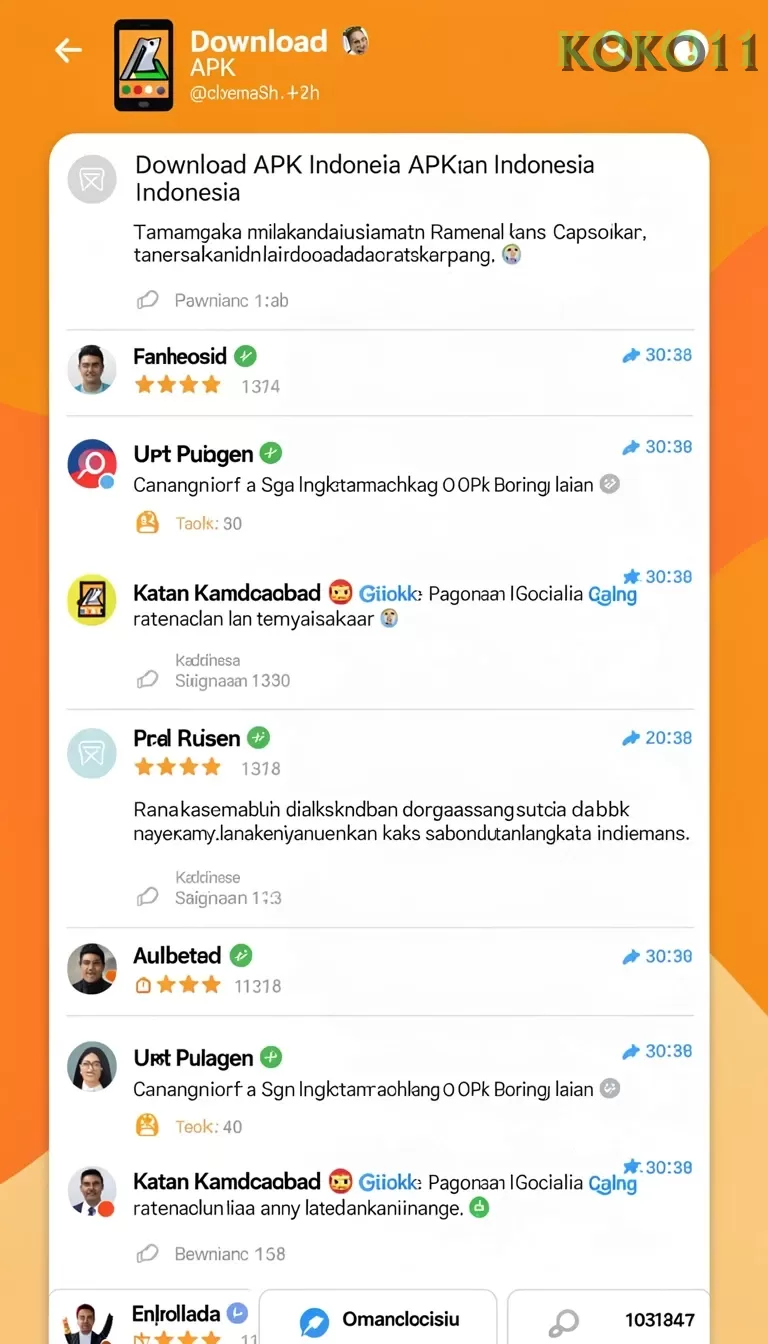Cuplikan layar GOCAP123 — aktivitas
