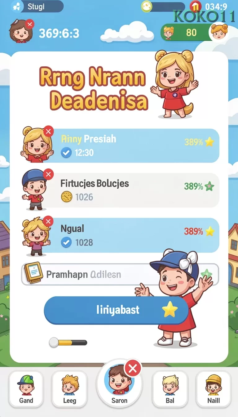 Cuplikan layar GARUDA138 — menu navigasi